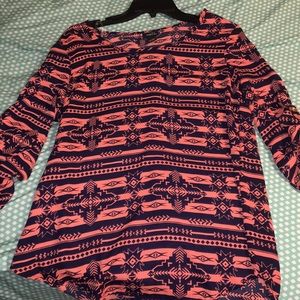 aztec printed shirt!